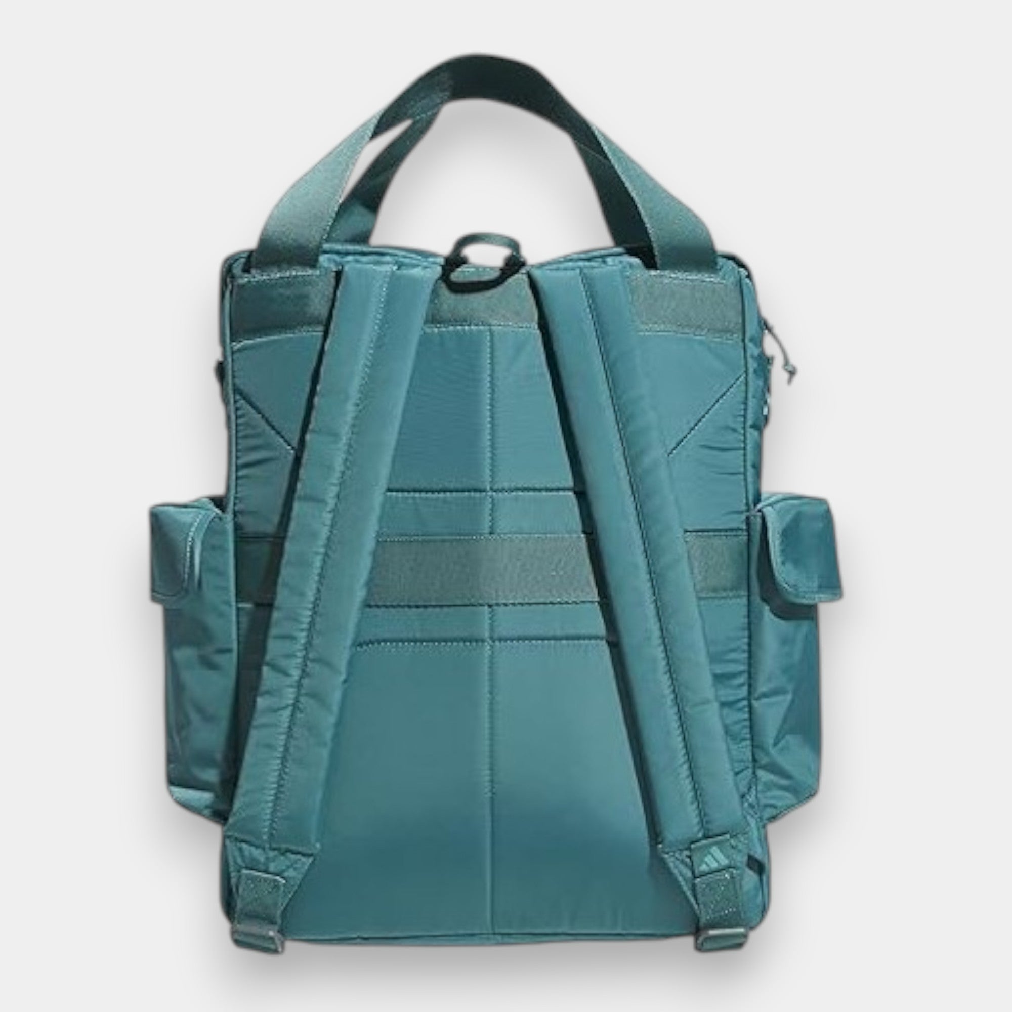 MOCHILA VERSATIL IMPERMEABLE ADIDAS VERDE AZULADO