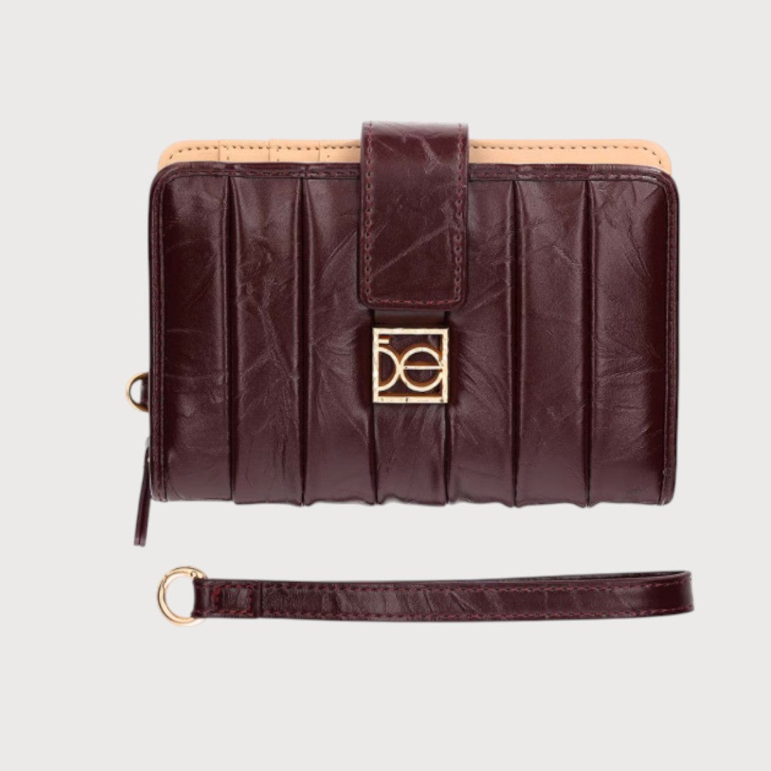 Cartera Cloe color Vino