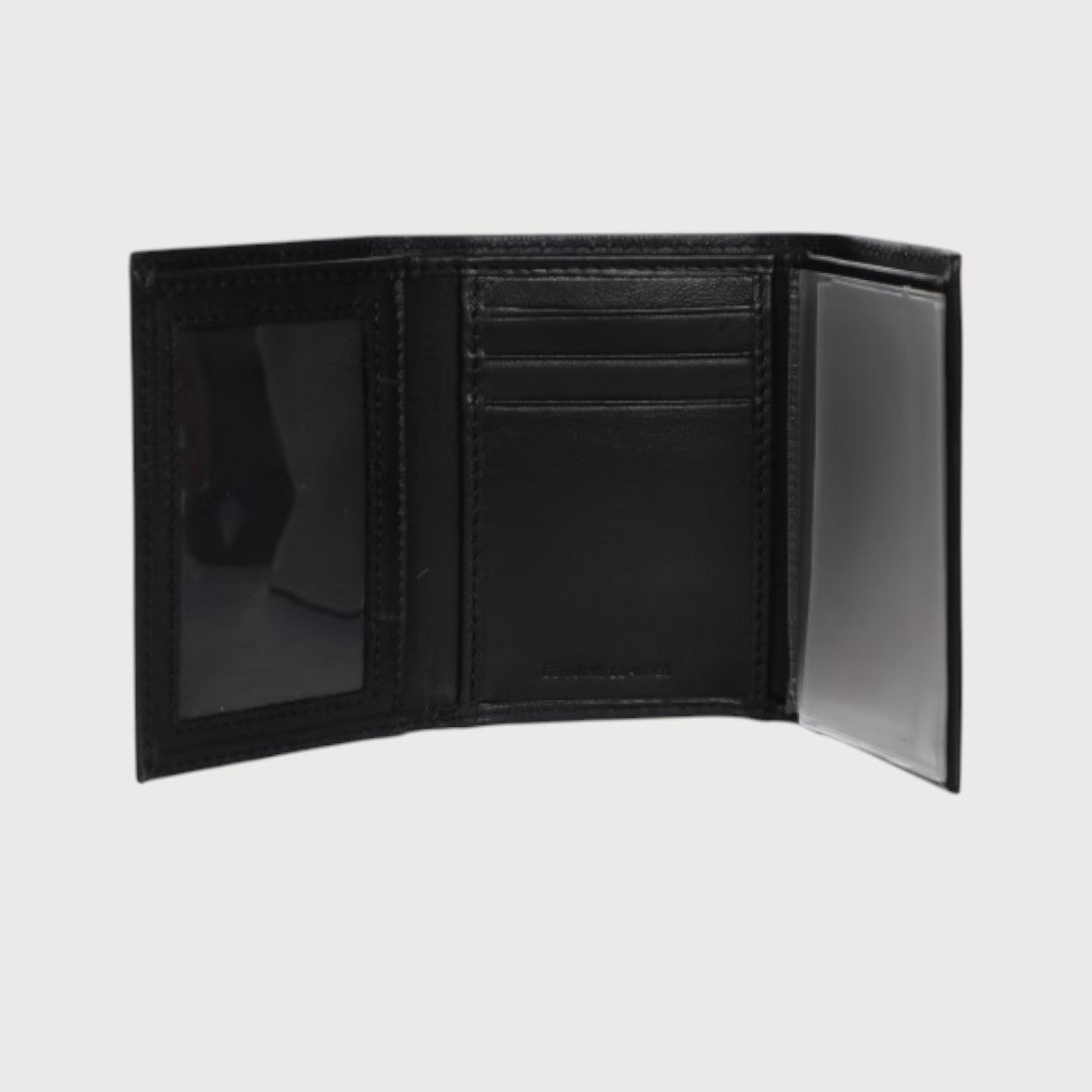 Billetera Guess negra con monograma