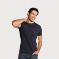 Playera Guess azul marino (Talla L)