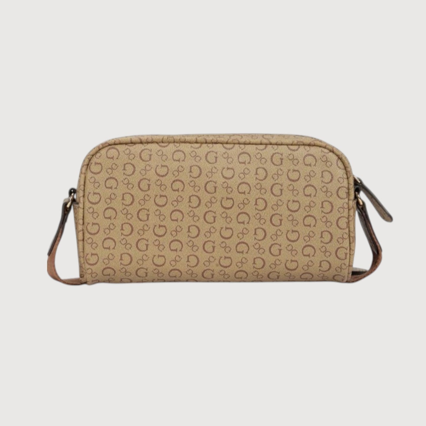 Mini bandolera con cremallera superior azafrán, Moca Guess