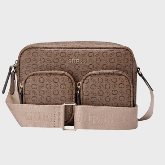 Crossbody Guess color Marrón oscuro