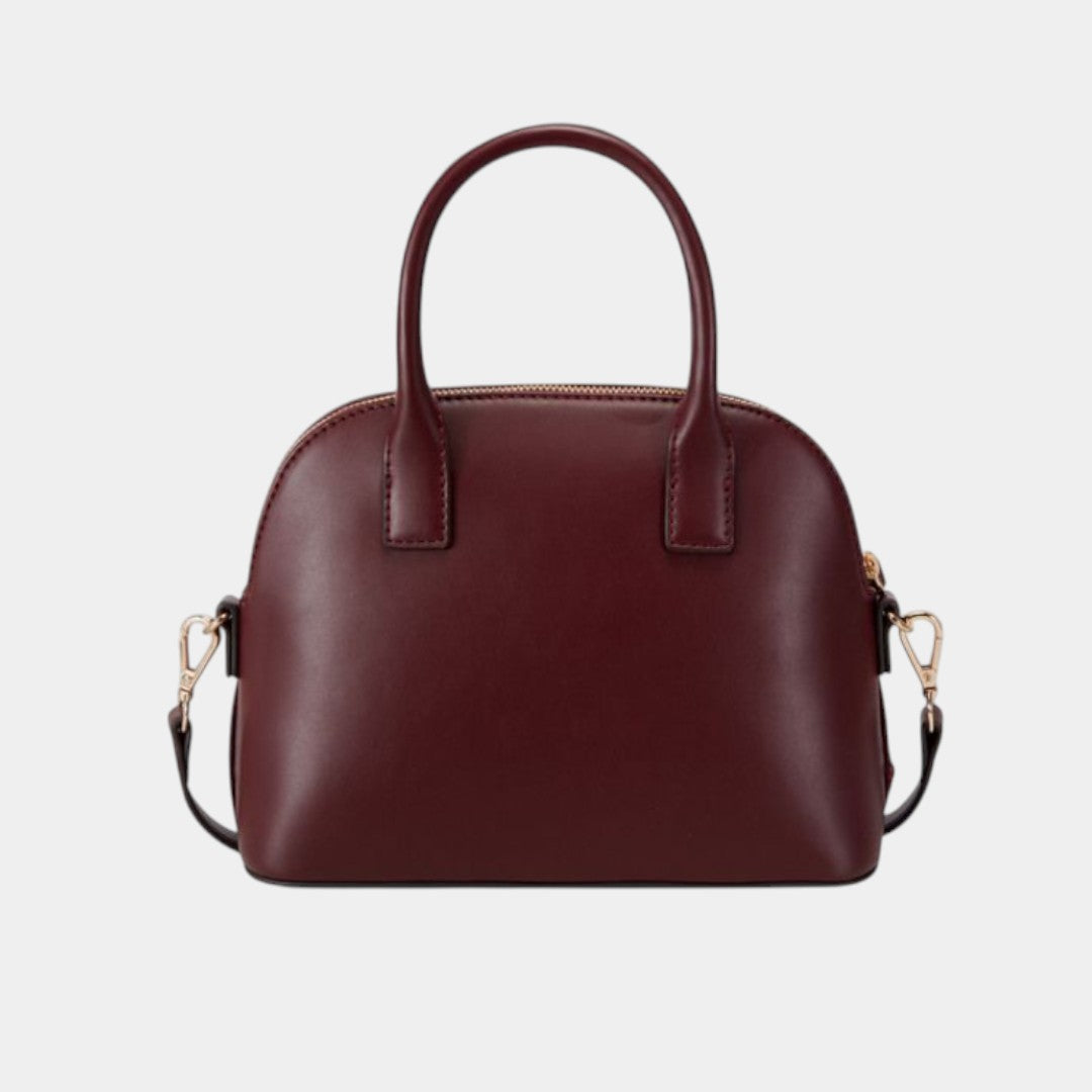 Bolso Satchel Guess color vino