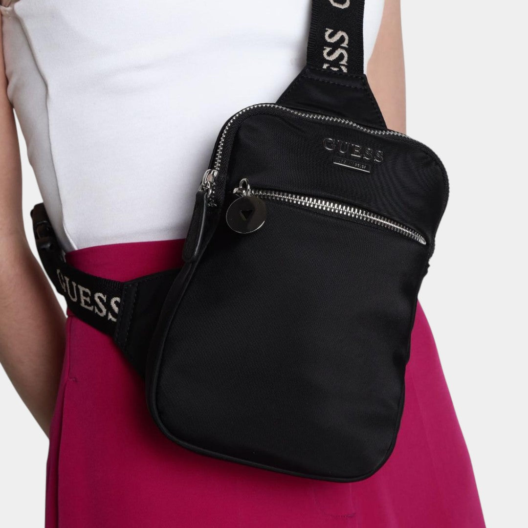 Bandolera Guess negro Unisex