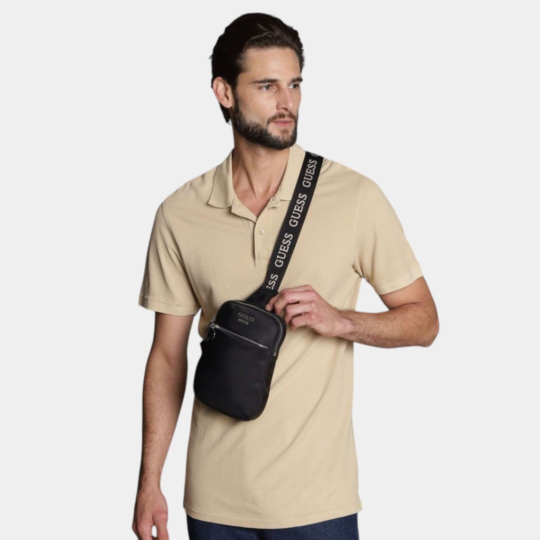 Bandolera Guess negro Unisex