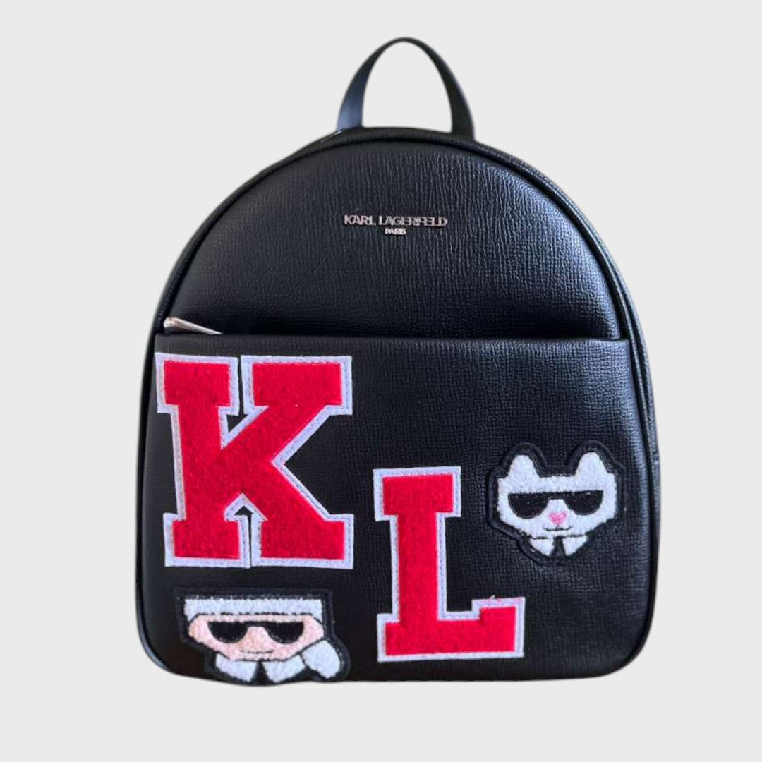 Mochila Karl Lagerfeld color negro