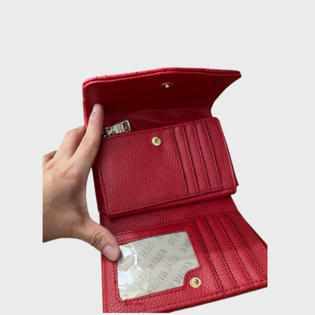 Cartera Roja Steve Madeen