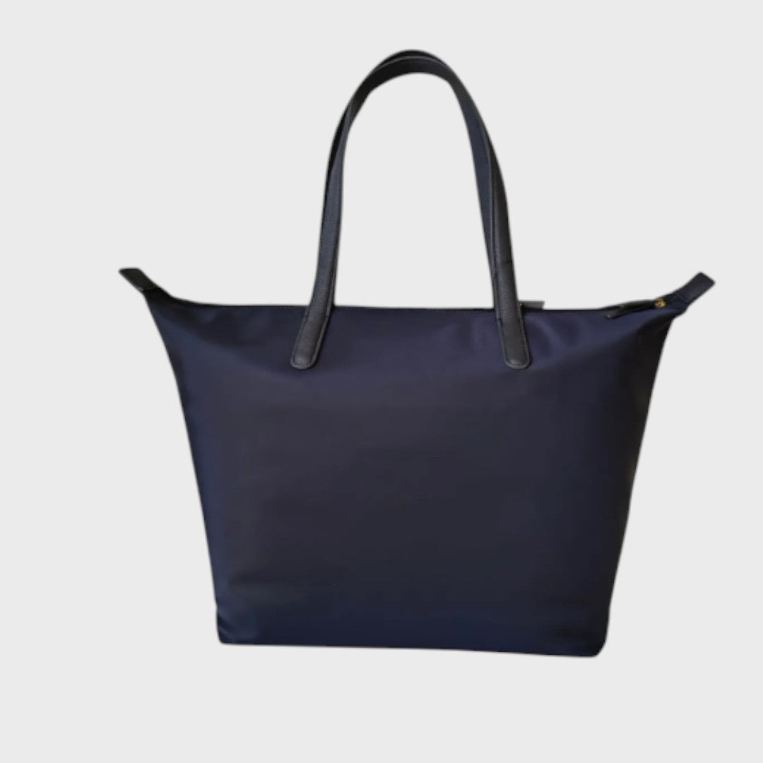 Bolsa Tote Tommy Hilfiger de tela color Azul Marino