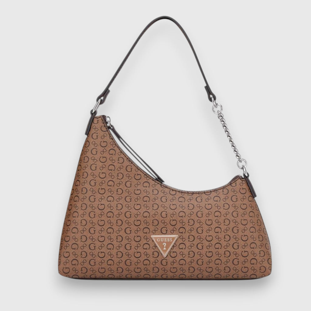 Bolso de Hombro Eileen Guess con estampado marrón