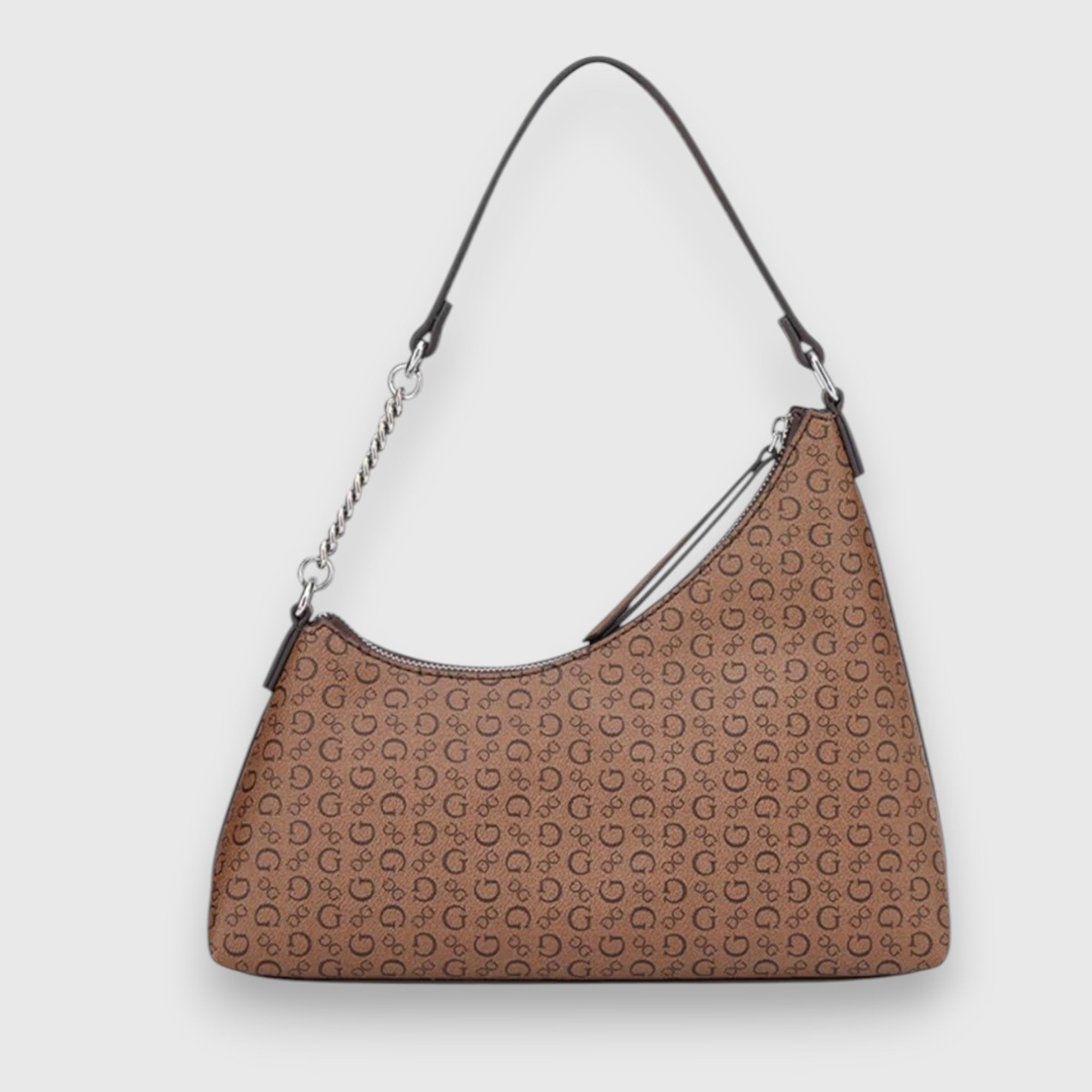 Bolso de Hombro Eileen Guess con estampado marrón