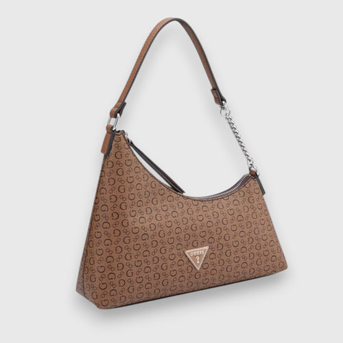 Bolso de Hombro Eileen Guess con estampado marrón