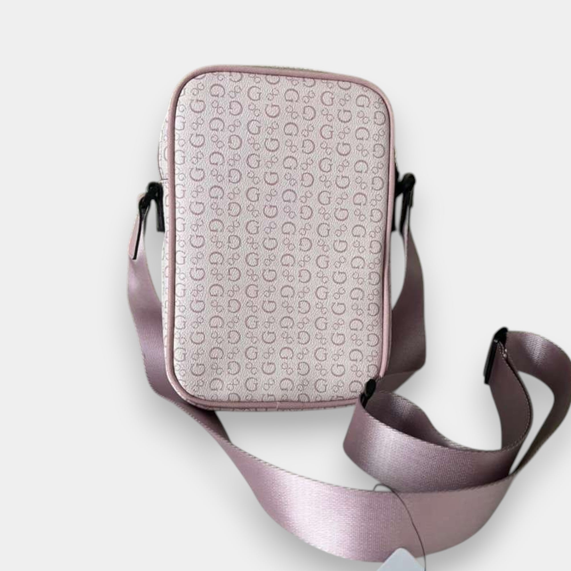 Bandolera Guess Rosa con monograma