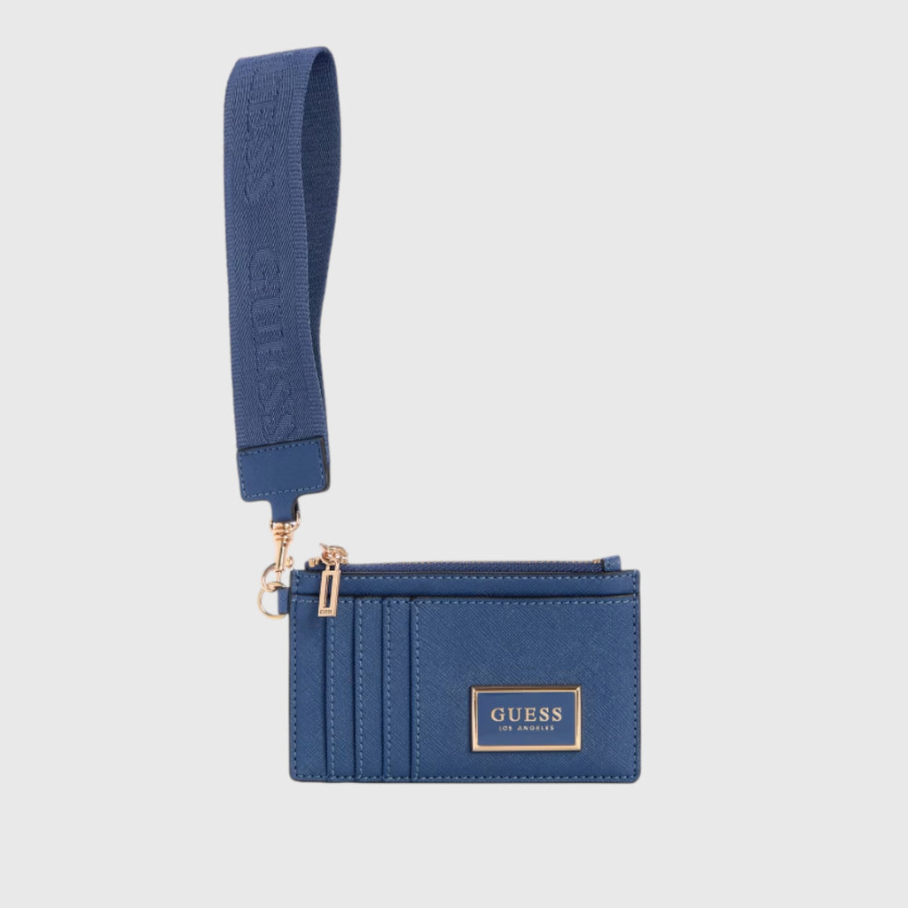 Tarjetero de pulsera Azul Guess