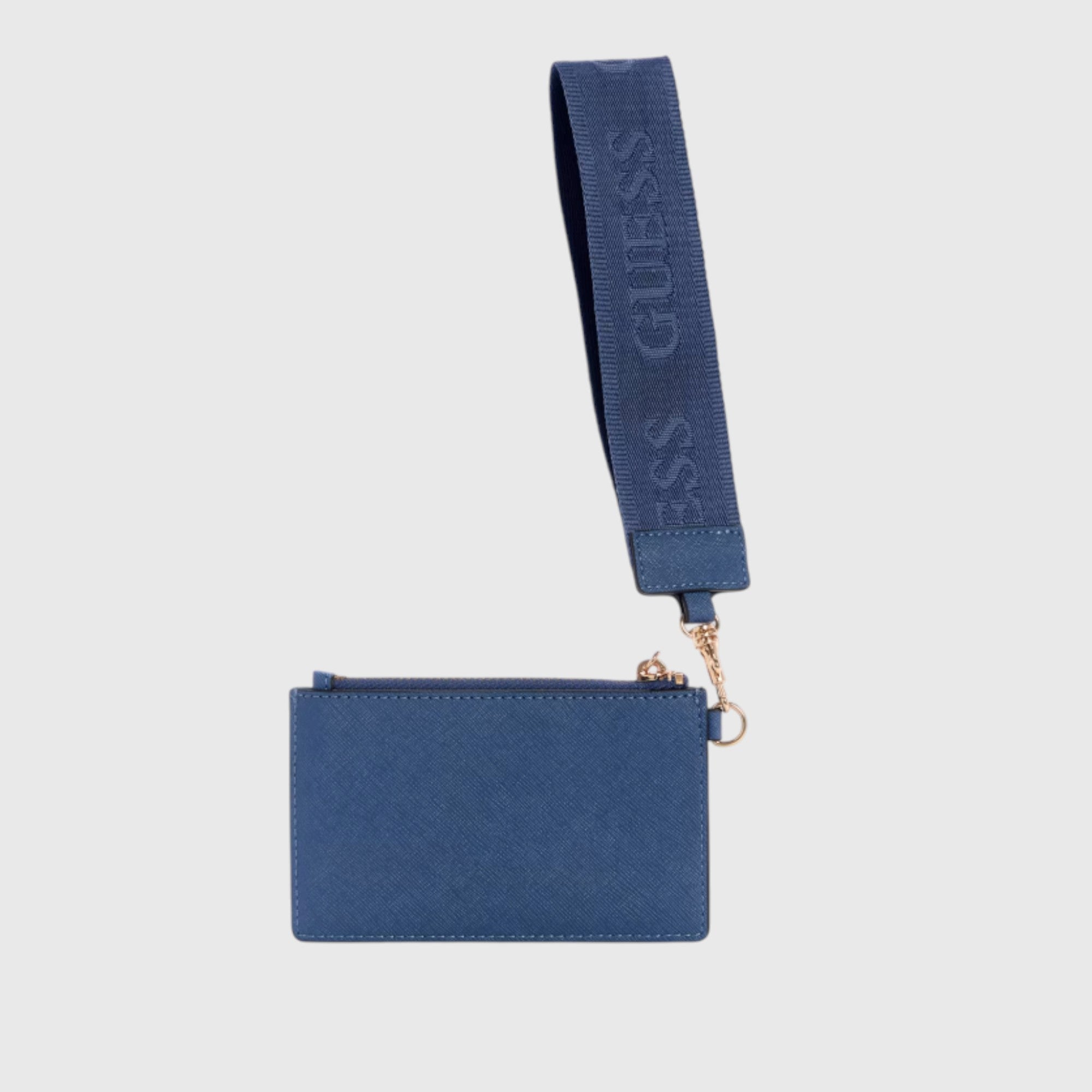 Tarjetero de pulsera Azul Guess