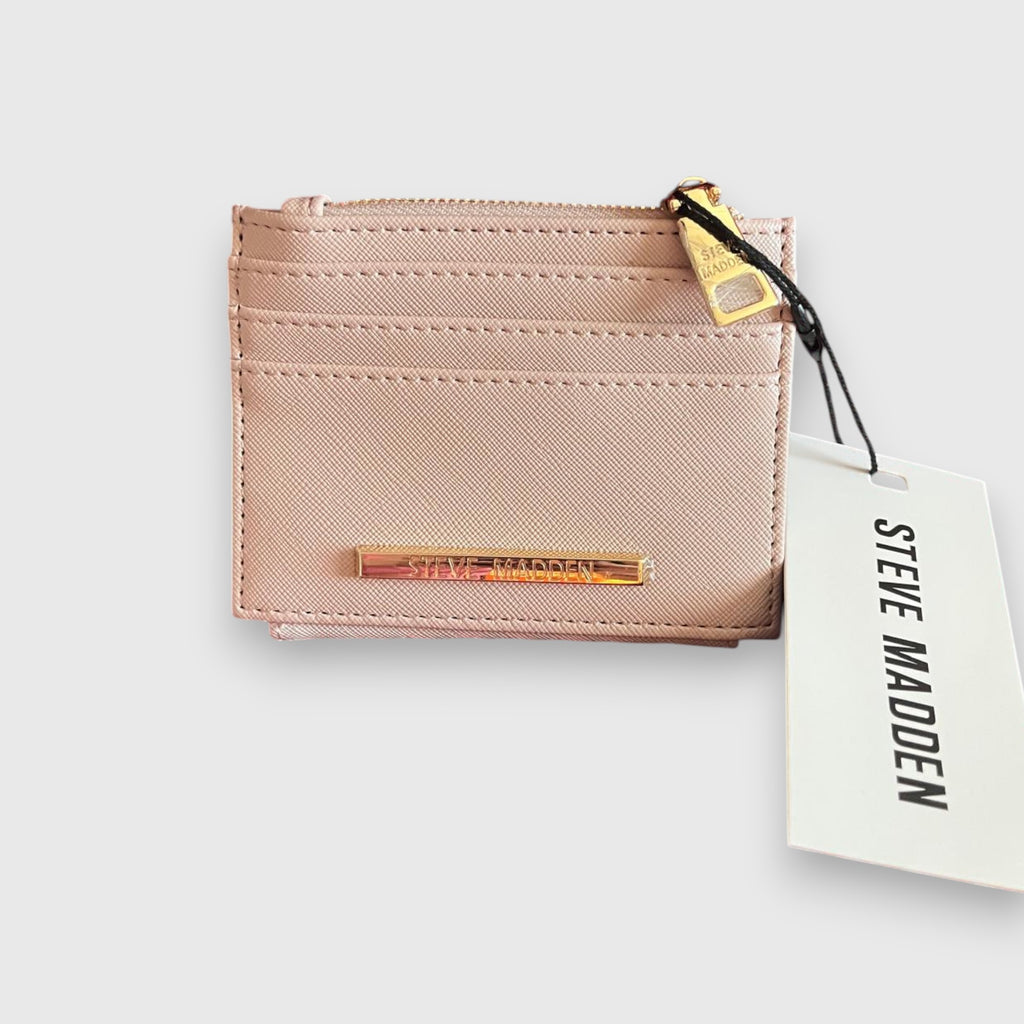 Tarjetero Steve Madden beige