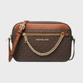 Bolso bandolera grande con logotipo Jet Set Michael Kors